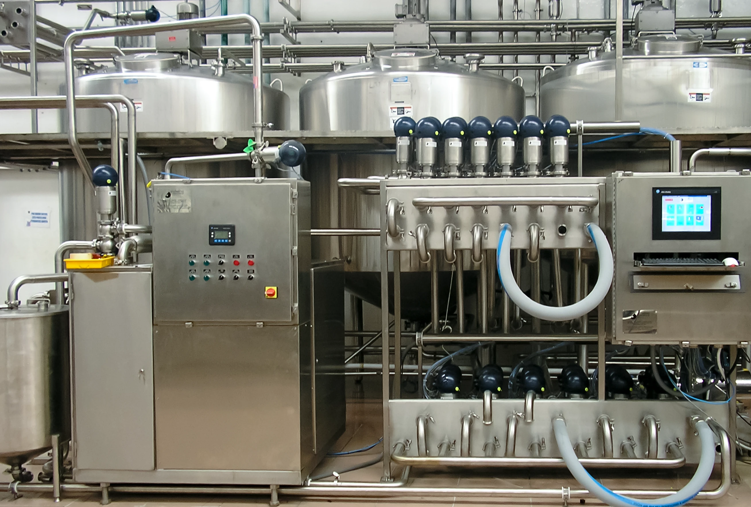 In-line blending and texturizing system detail